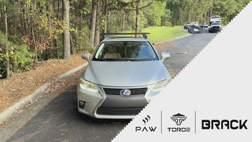 For Lexus CT 200H (2011-2017) Roof Rack Cross Bars Normal Roof Pro 4, Black - 0