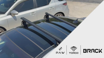 For Hyundai Sonata (2014-2019) Roof Rack Cross Bars Normal Roof, Black - 0