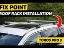 For BMW i7 (G70) 2022-Up Roof Rack Cross Bars Fix Point, Black-6