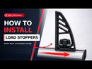 T-Slot Load Stops for Truck Crossbars, 4-Pack Adjustable Hard Plastic Cargo Stoppers for Ladders, Kayaks, Lumber and More, Compatible with Most T-Slot Roof Rack and Bed Rack Systems-8