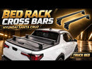 For Hyundai Santa Cruz Bed Rack Cross Bars, Black, 3 Qty-7