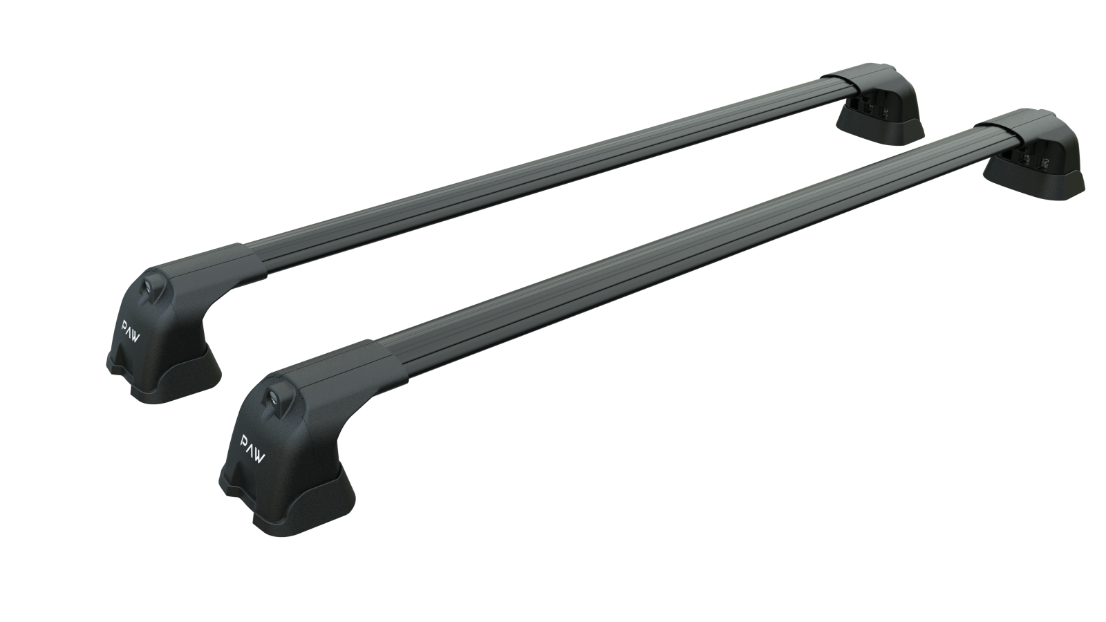 For Tesla Model S 2012-2016 Roof Rack Cross Bars Metal Bracket Fix Point Alu Black