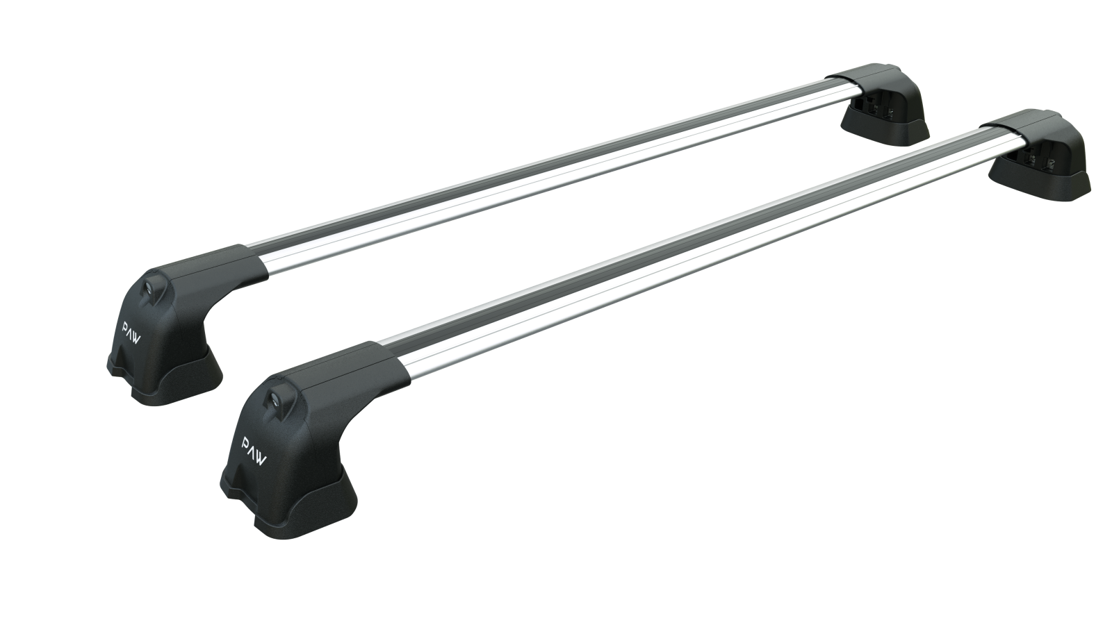 For Tesla Model 3 2017-UP Roof Rack Cross Bars Metal Bracket Fix Point Alu Silver