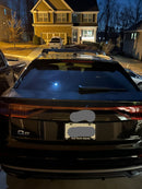 For Audi Q8 2019-2025 Roof Rack Cross Bars Flush Rails Alu Black-9