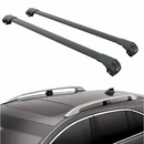 For Acura RDX 2013-2018 Roof Rack Cross Bars Raised Rail Alu Black-1