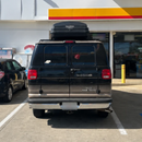 For Dodge Ram Van (B-Series) 1998-2003 Roof Rack Cross Bars (2QTY) Rain Gutter, Black-8