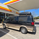 For Dodge Ram Van (B-Series) 1998-2003 Roof Rack Cross Bars (3QTY) Rain Gutter, Black-2