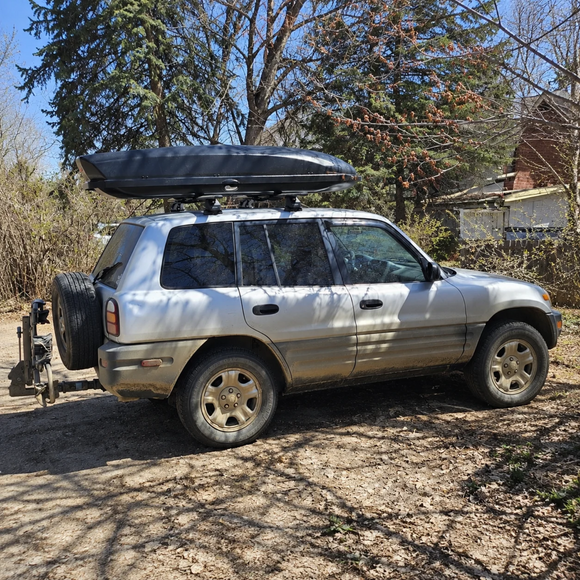 Toyota RAV4 (XA10) 1994-2006 Roof Rack Cross Bars Fix Pro, Silver product image