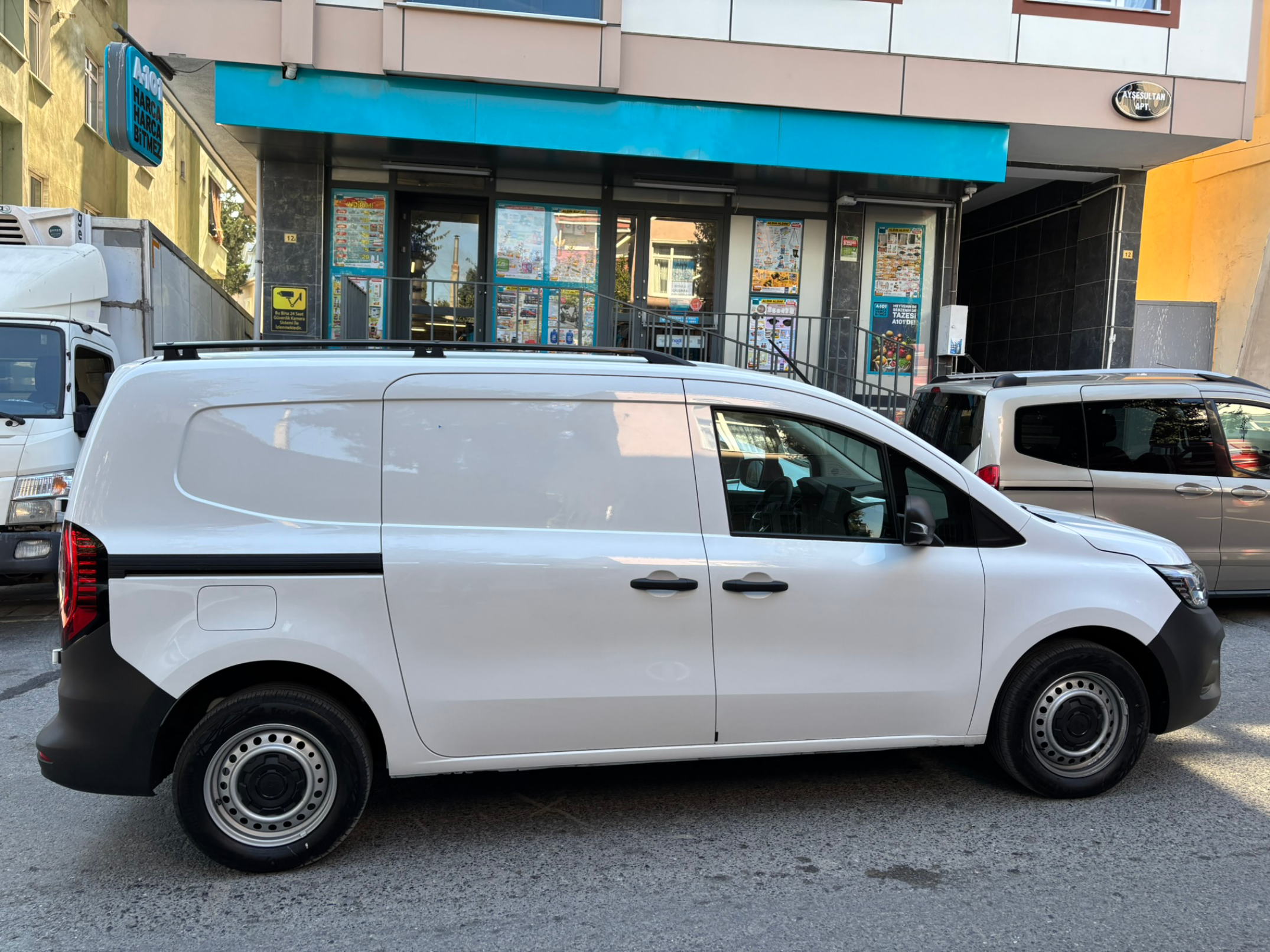 For Renault Kangoo Lwb Long Roof Side Rails, Plus Black 2021- Up