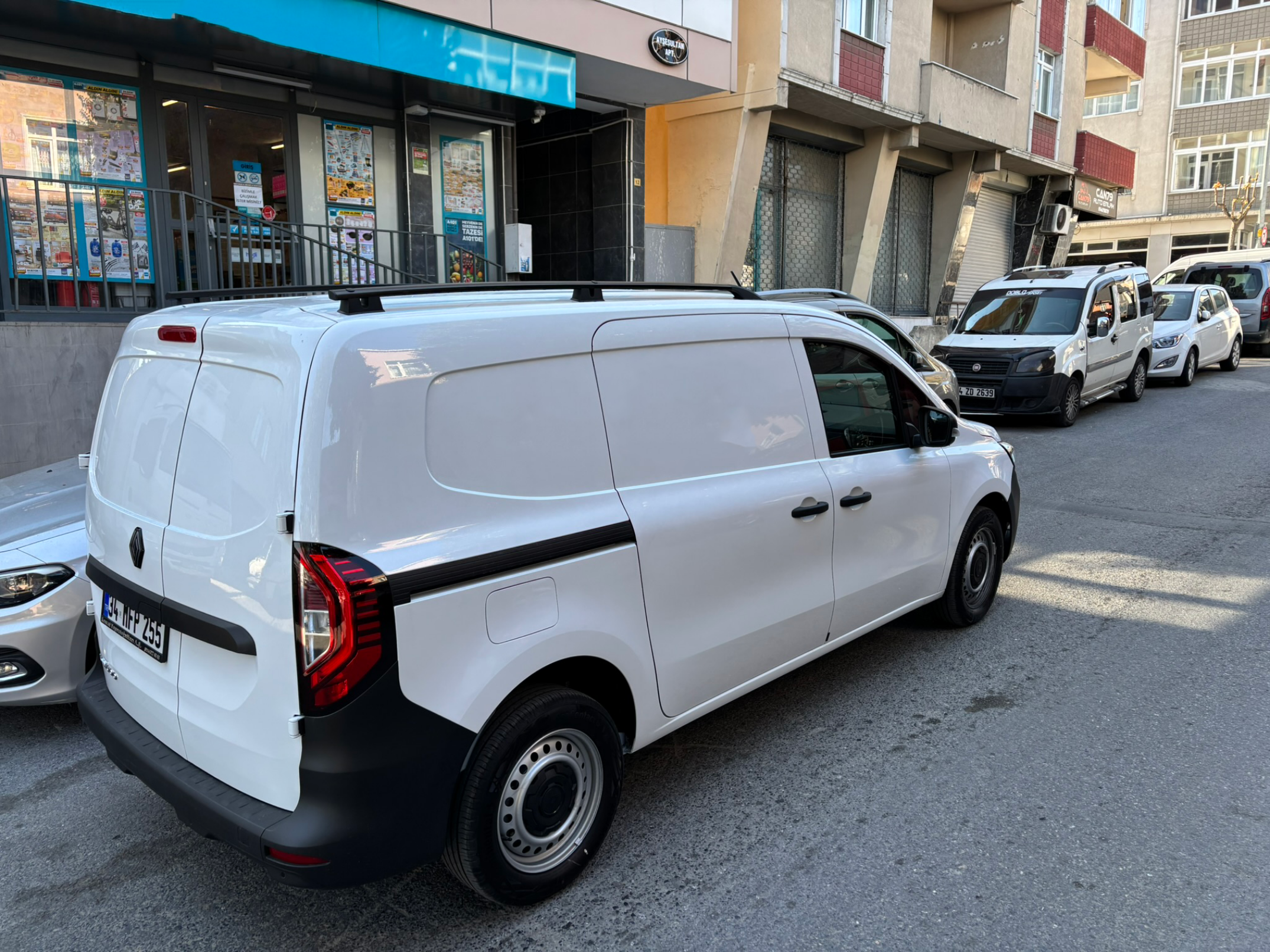 For Renault Kangoo Lwb Long Roof Side Rails, Plus Black 2021- Up