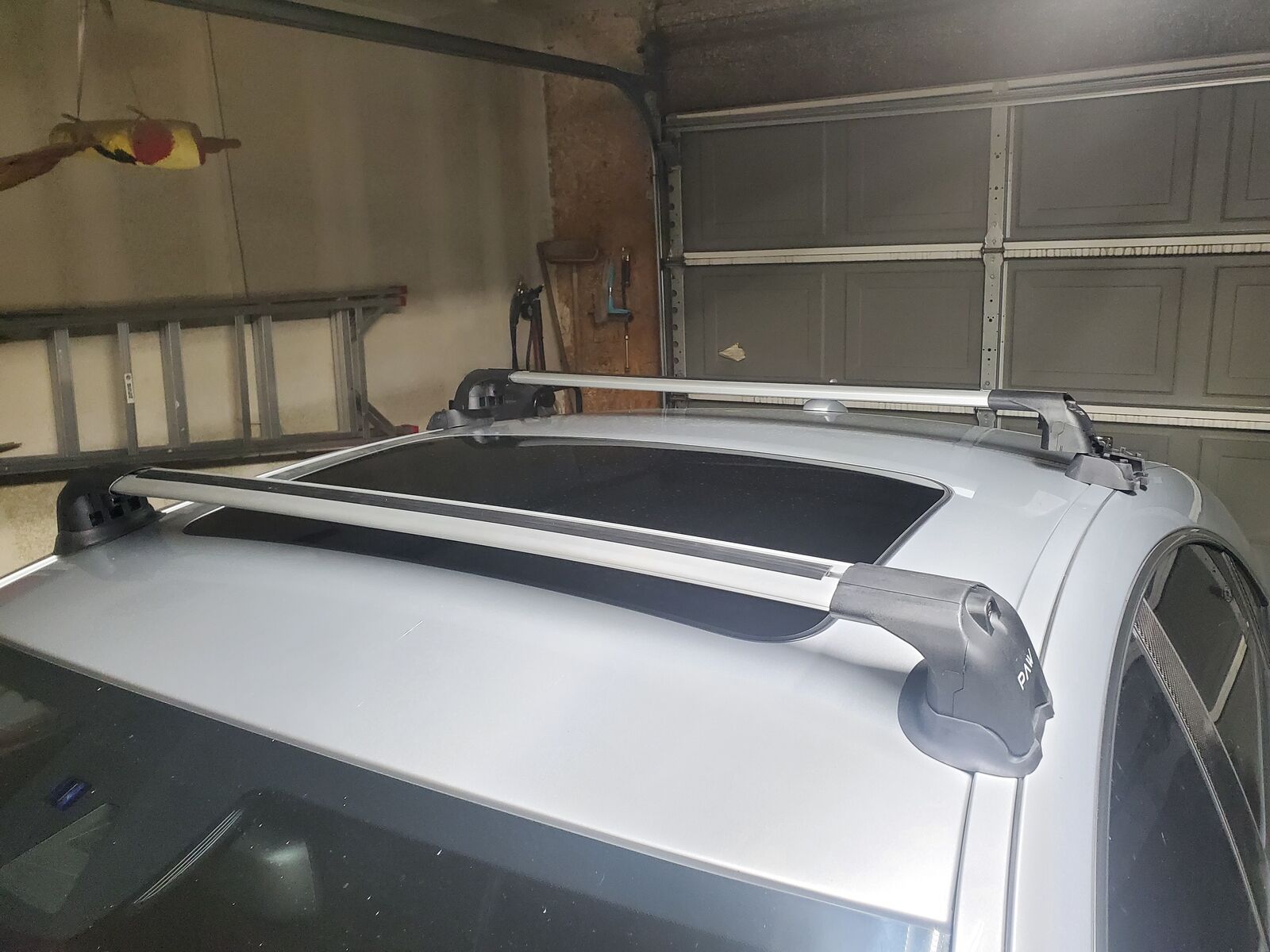 For Mercedes Benz CLS W218 2011-2019 Roof Rack Cross Bars Metal Bracket Fix Point Alu Black