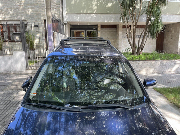 222. Kompatibel mit abschließbaren Aluminium-Dachträgern für Fahrzeuge mit Standarddach Toros Pro 2 Black