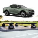For Hyundai Santa Cruz Bed Rack Cross Bars Roof Rack 3qty Alu Silver-1