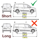 For Ford Transit Connect SWB (2013-2023) Roof Side Rails Ultimate Style, Black-3