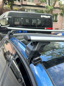 Für Skoda Scala 2019-Up Dachträgersystem Träger Querstangen Aluminium abschließbar Hochwertige Metallhalterung Schwarz-7