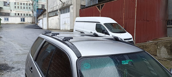 For Subaru Forester SG 2002-2008 Roof Rack Cross Bars Flush Rail Silver