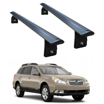 Subaru Outback Wagon 4Gen Roof Rack Cross Bars (2009-2014) - Aluminum with T-Slot