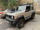 For Suzuki Jimny 2018-2025 Roof Basket Cargo Carrier Black-3