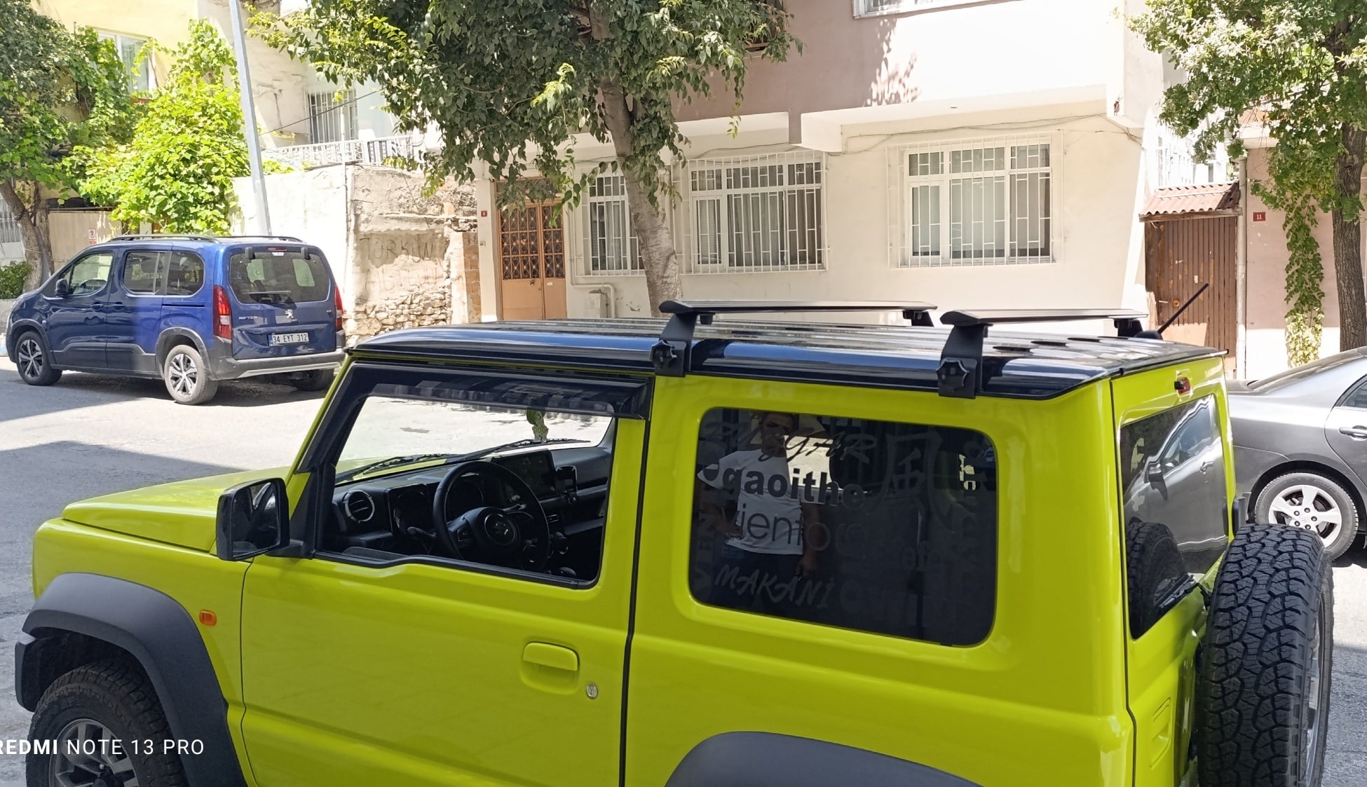 For Suzuki Jimny JA22W 1995–1998 Rain Gutter Roof Rack Cross Bars