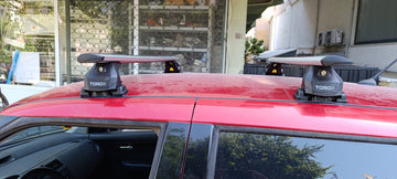 For Subaru Solterra Premium Roof Rack Cross Bars Fix Point Rail Alu Silver - 0