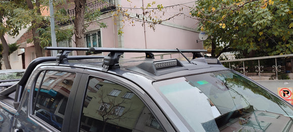 For Ford Ranger 2011-2019 Roof Rack Cross Bars Normal Roof Black