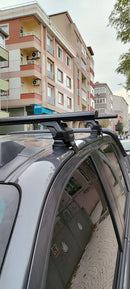 For Ford Ranger 2011-2019 Roof Rack Cross Bars Normal Roof Black-4