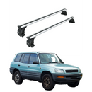 For Toyota Rav 4 1994-2006 Roof Rack Cross Bars Fix Point Pro 6 Alu Silver-1