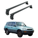 Für Toyota Rav 4 1994–2006 Dachträger, Querträger, Metallhalterung, Fixpunkt, Alu, Schwarz-1