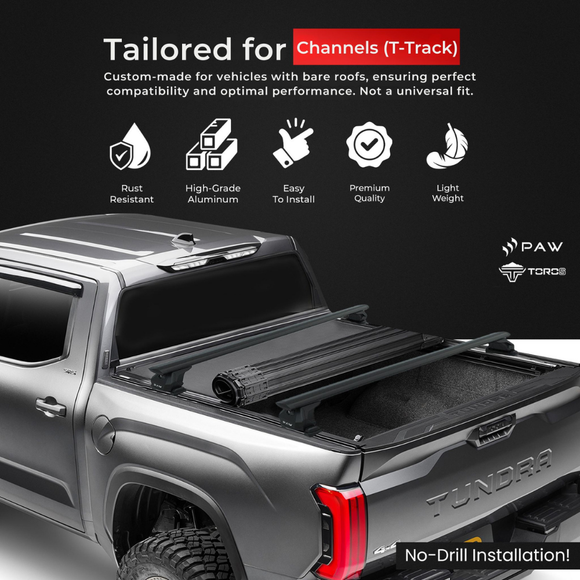 Kompatibel mit Hyundai Santa Cruz Truck Bed Rack Black Color