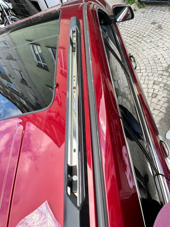 Für Jeep Grand Cherokee WK2 2011–2020 Dachträgersystem, Aluminium-Querstange, Metallhalterung, abschließbar, schwarz