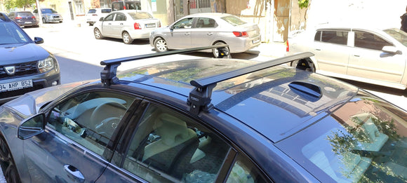 For Volvo S60 Sedan 2019-2025 Roof Rack Cross Bar Normal Roof Alu Silver