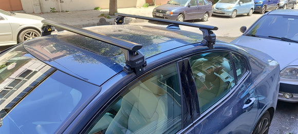 For Volvo S60 Sedan 2019-2025 Roof Rack Cross Bar Normal Roof Alu Silver