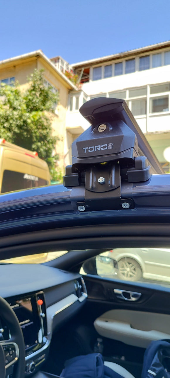 For Volvo S60 Sedan 2019-2025 Roof Rack Cross Bar Normal Roof Alu Silver