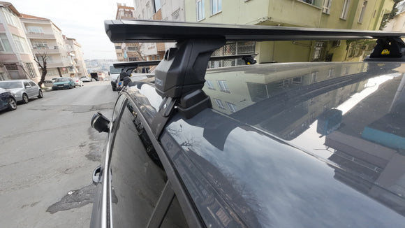 For Volkswagen Golf HB MK8 2020-2025 Roof Rack Cross Bar Normal Roof Black