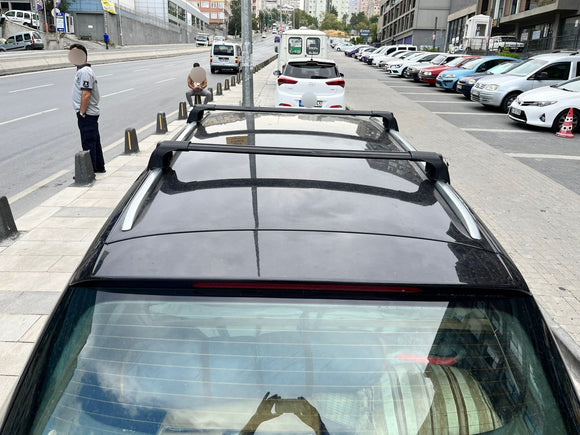 For Volkswagen ID.7 Tourer 2025-2026 Roof Rack Cross Bar Flush Rail Black