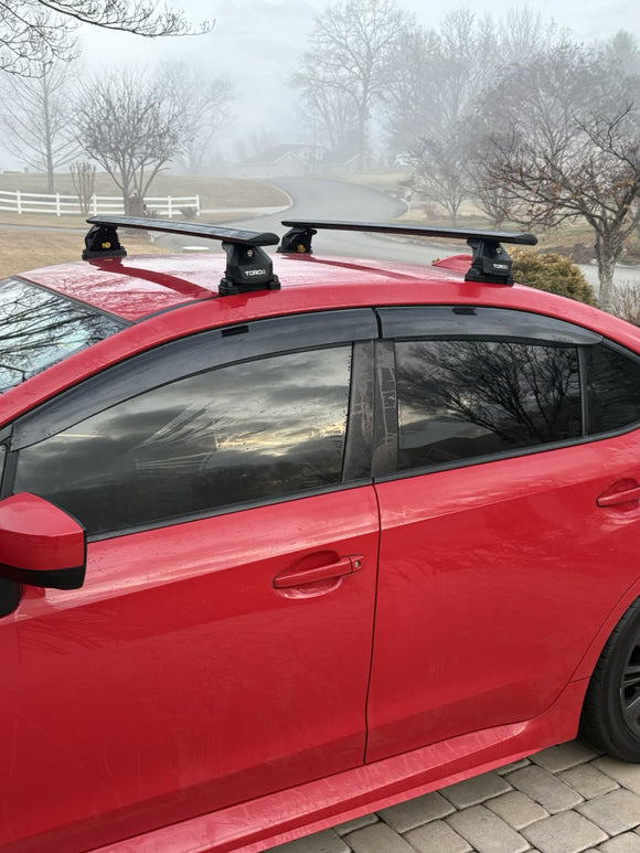 111. Kompatibel mit abschließbaren Aluminium-Dachträgern für Fahrzeuge mit Standarddach Toros Pro 1 Black