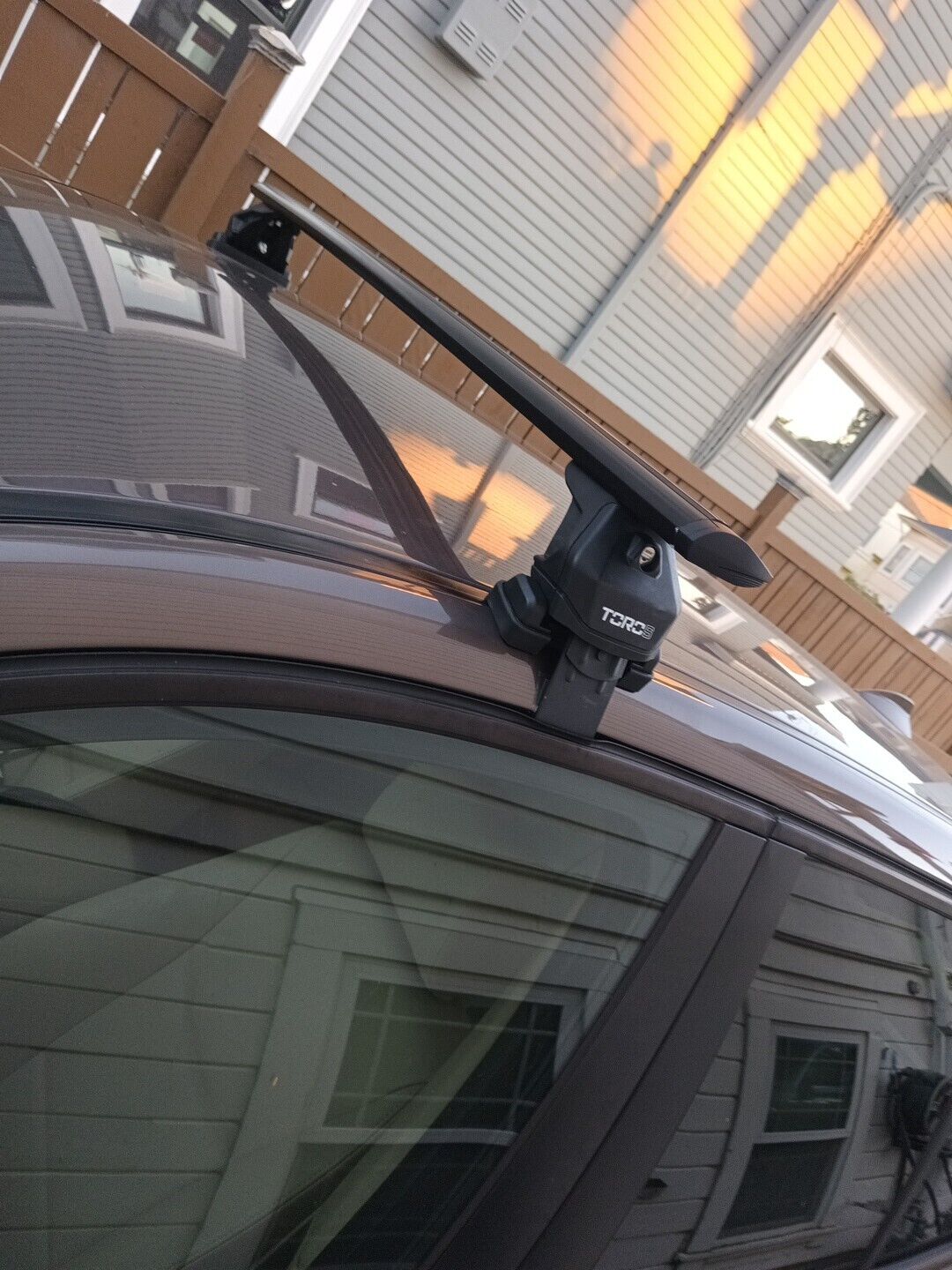 For BMW X3 F25 2010-17 Roof Rack Cross Bars Normal Roof Alu Black