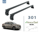 For Peugeot 301 2012-2025 Roof Rack System Carrier Cross Bars Aluminum Black-1