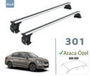 For Peugeot 301 2012-2025 Roof Rack System Carrier Cross Bars Aluminum Silver-1