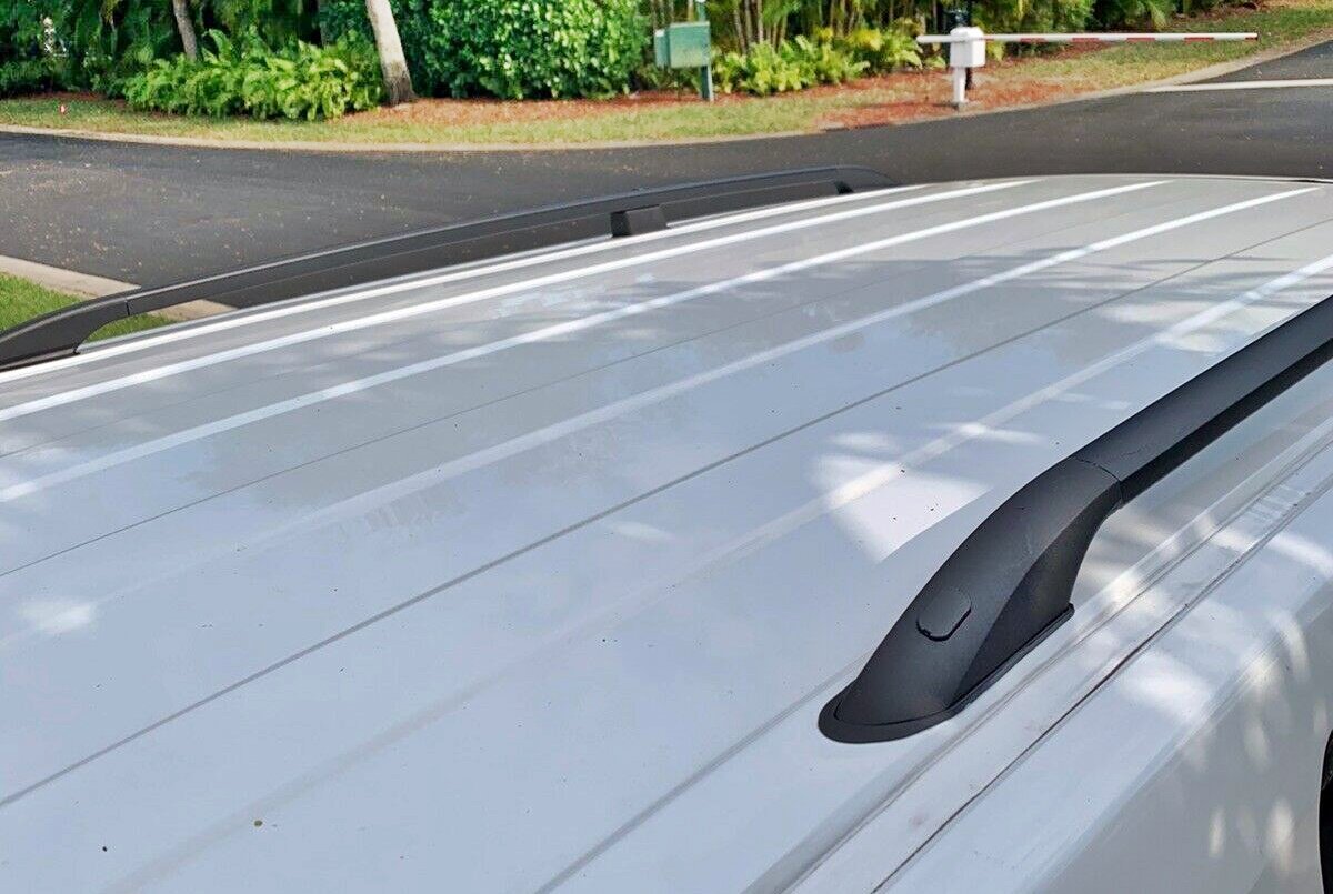 Paw Pro Bar Ladder Aluminium Roof Rack And Cross Bars Set, Fits Connect Van Lwb 2013--> Silver