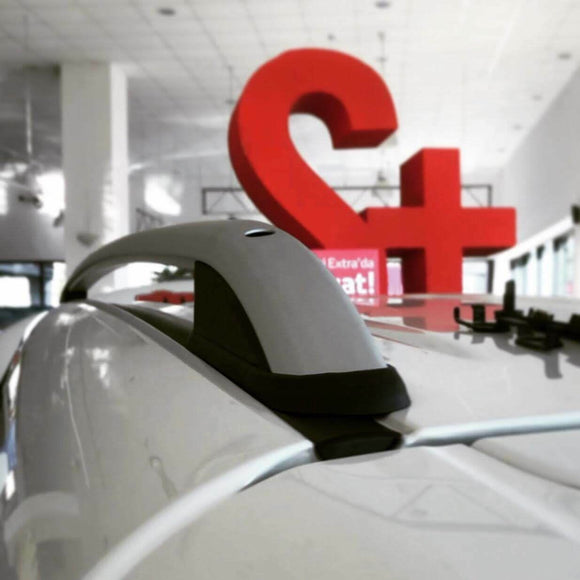 For Toyota Rav 4 2013-2019 Roof Side Rails Ultimate Style Alu Black