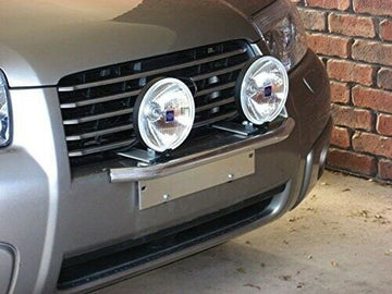 Kennzeichenhalterung für die vordere Stoßstange aus Edelstahl - 0