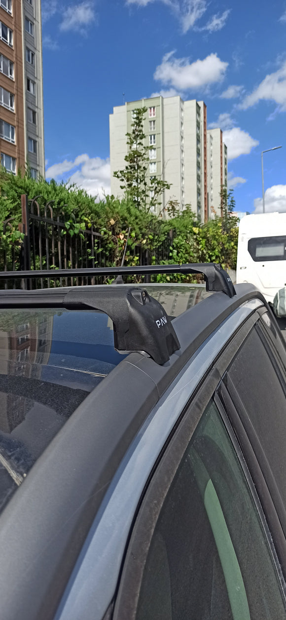 Citroen C4 Grand Picasso Mpv 2013-2018 Roof Rack Cross Bars Flush Roof Black