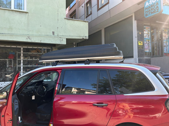 Citroen C4 Grand Picasso Mpv 2013-2018 Roof Rack Cross Bars Flush Roof Black