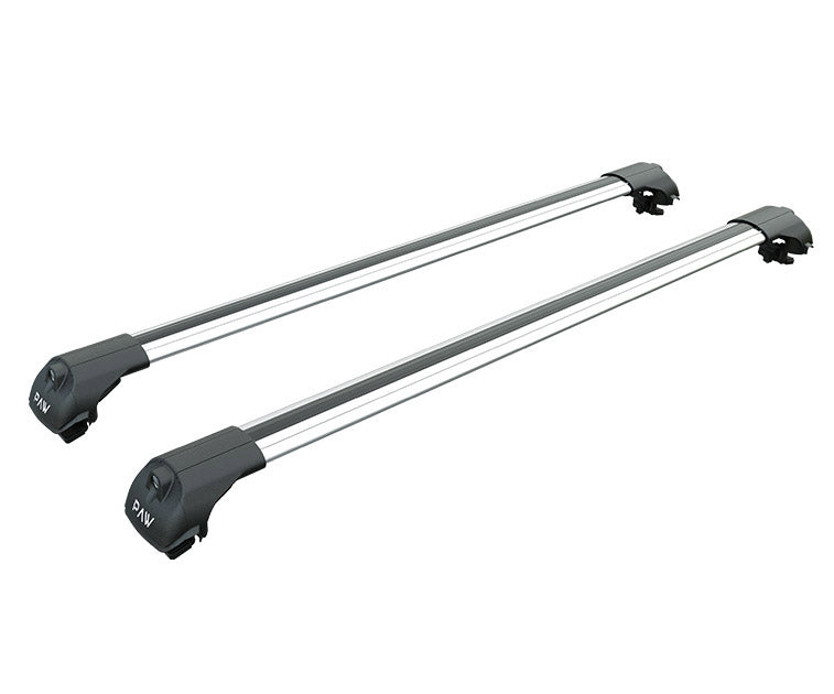For Ford Explorer 2011-15 Roof Rack Cross Bars Metal Bracket Raised Rail Alu Silver
