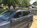 For Kia Seltos Roof Rack Cross Bars Flush Rail, Black-8