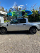 Für Ford Maverick 2020-Up Dachträgersystem, Aluminium-Querstange, Metallhalterung, abschließbar, Silber-6