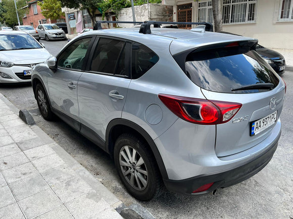 Für Mazda CX-5 2011–2017, Dachträgersystem, Träger, Querträger, Aluminium, abschließbar, hochwertige Metallhalterung, schwarz