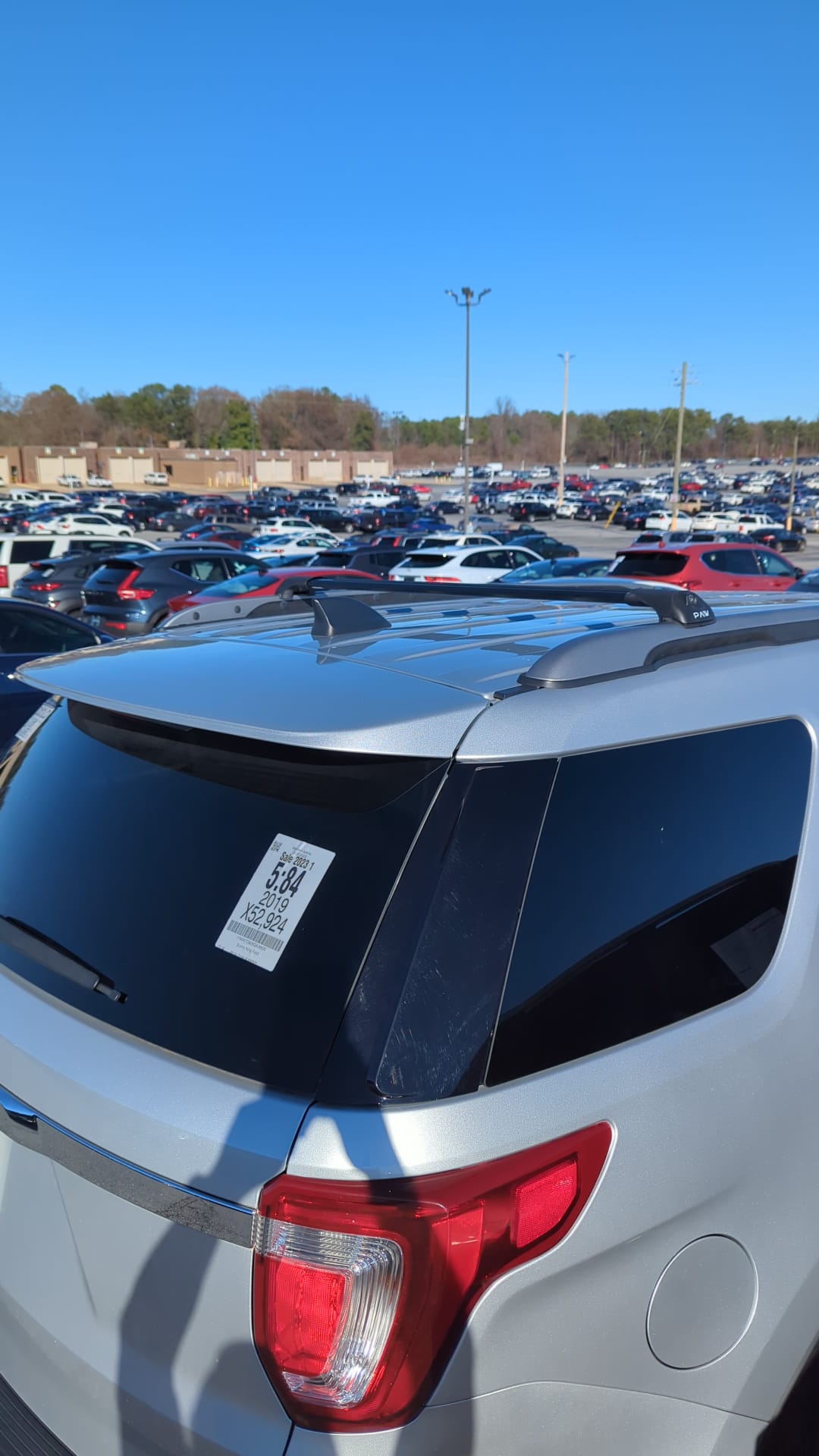 For Ford Explorer (2014-2019) Roof Rack Cross Bars Flush Rail Alu