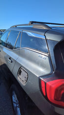 Für Gmc Terrain Dachträgersystem ab 2018, Aluminium-Querstange, Metallhalterung, abschließbar, Silber-5